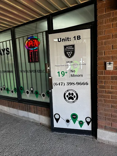 spot420 the cannabis store store front