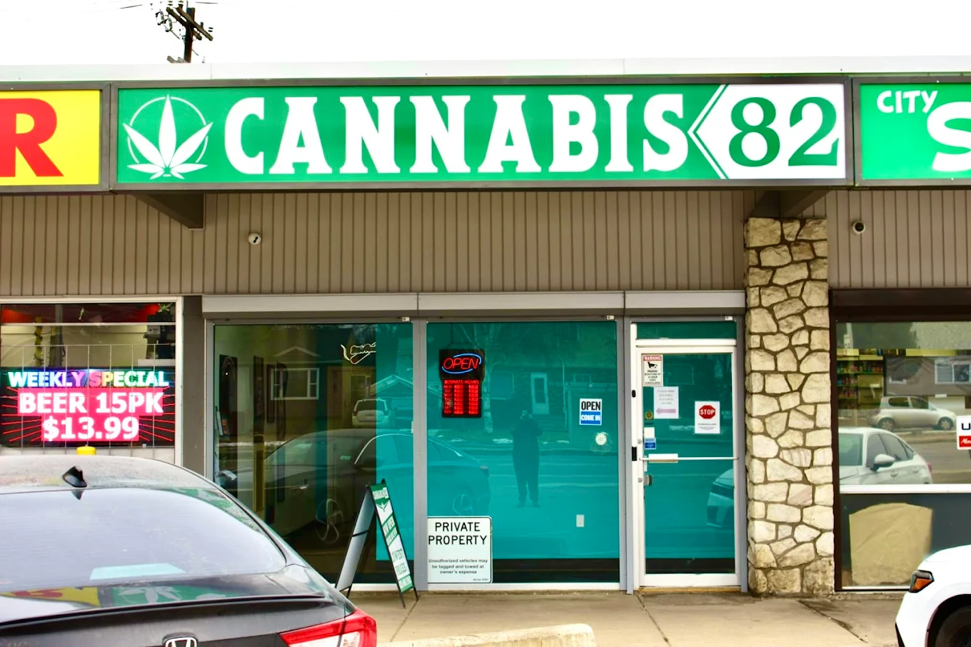 CANNABIS 82 store front
