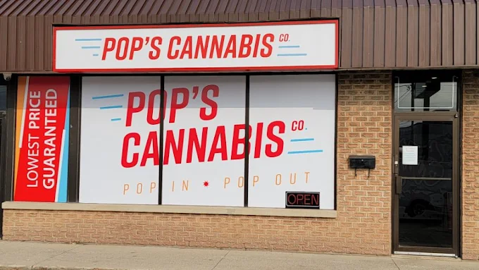 Pops Cannabis Co store front