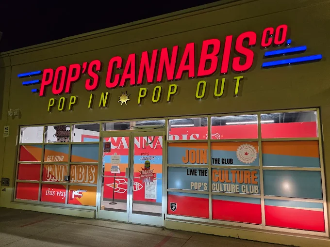 Pop's Cannabis Co. store front