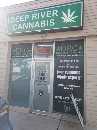 Deep River Cannabis store front