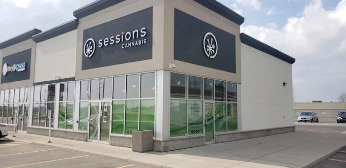 SESSIONS CANNABIS store front