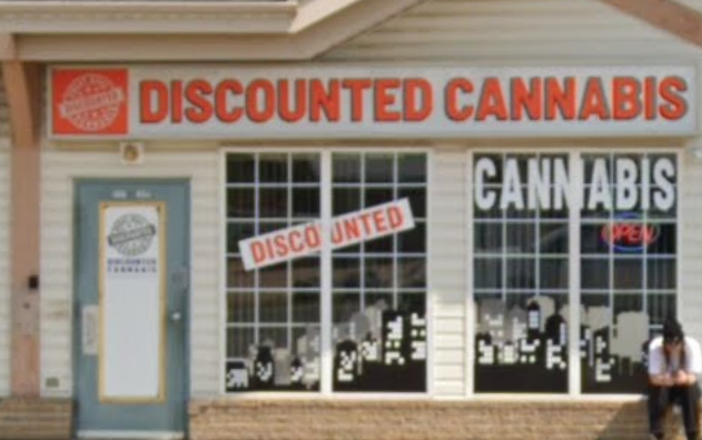 Discounted Cannabis store front