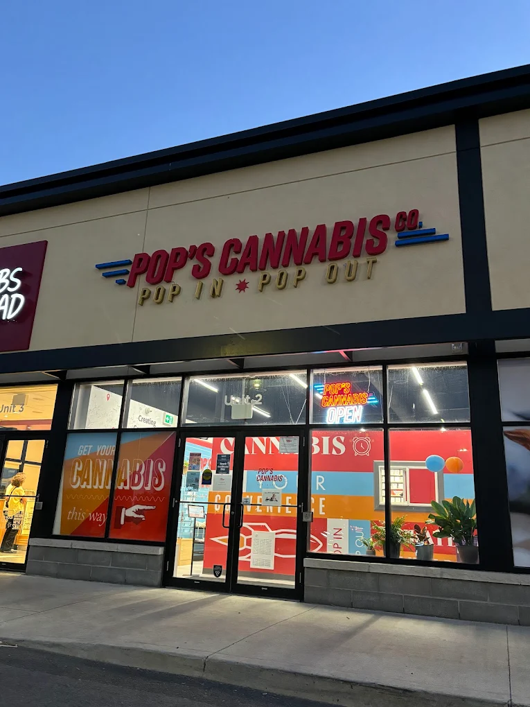Pop's Cannabis Co. store front