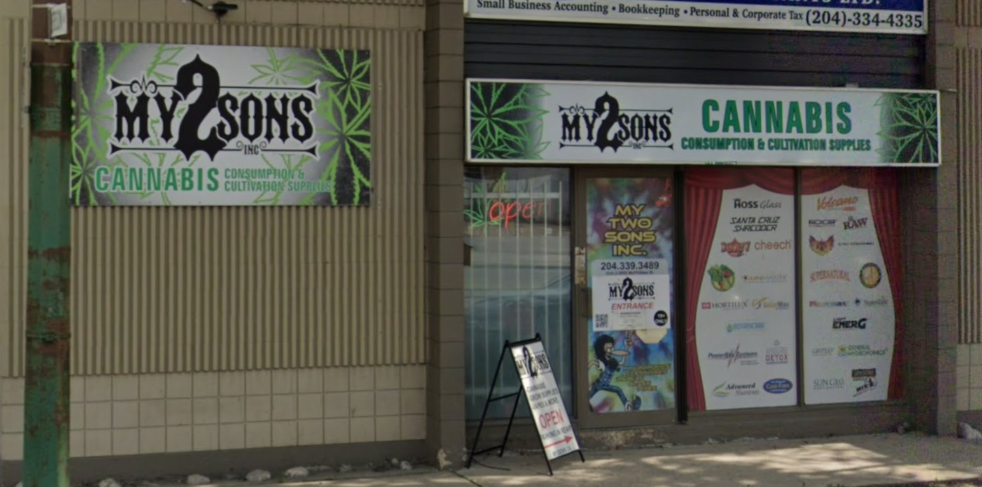 My Two Sons Inc store front