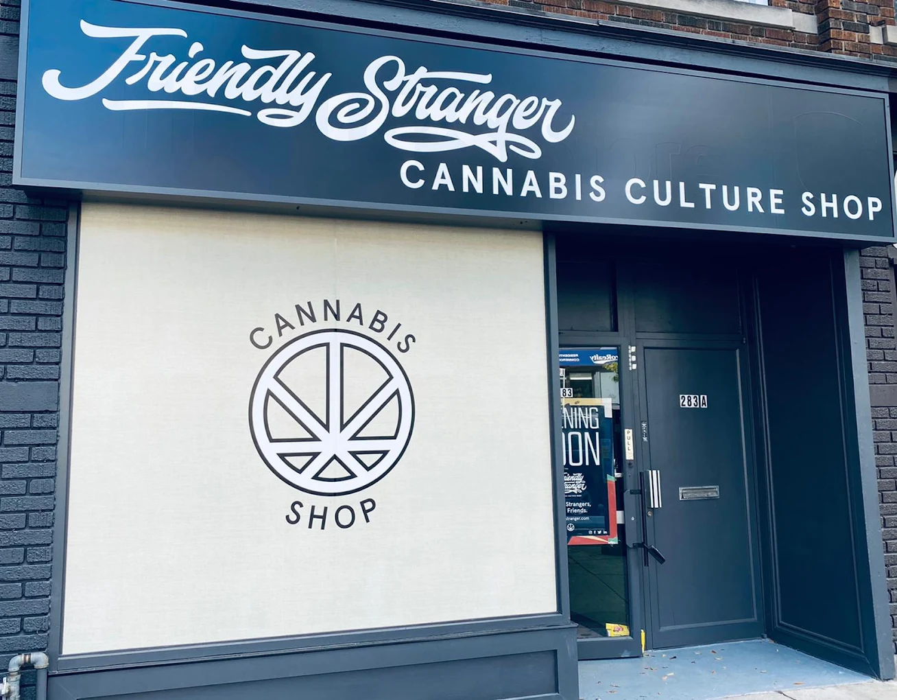 Friendly Stranger store front