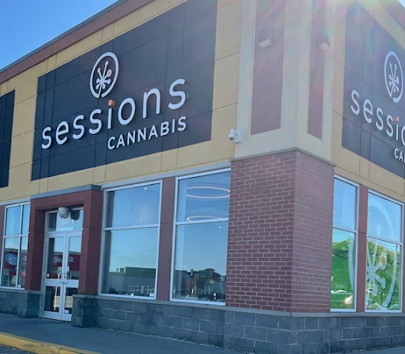 Sessions Cannabis Brockville store front