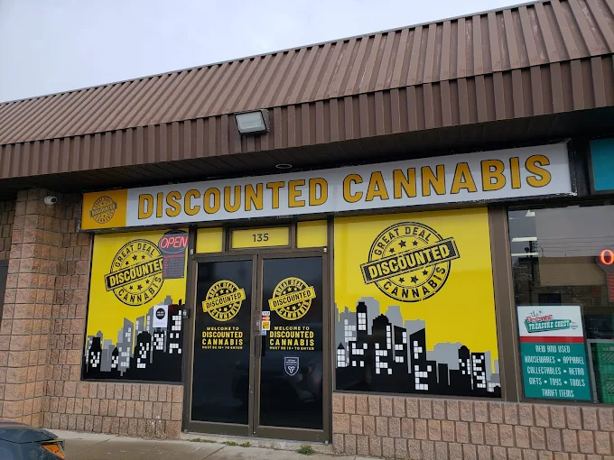 Discounted Cannabis store front