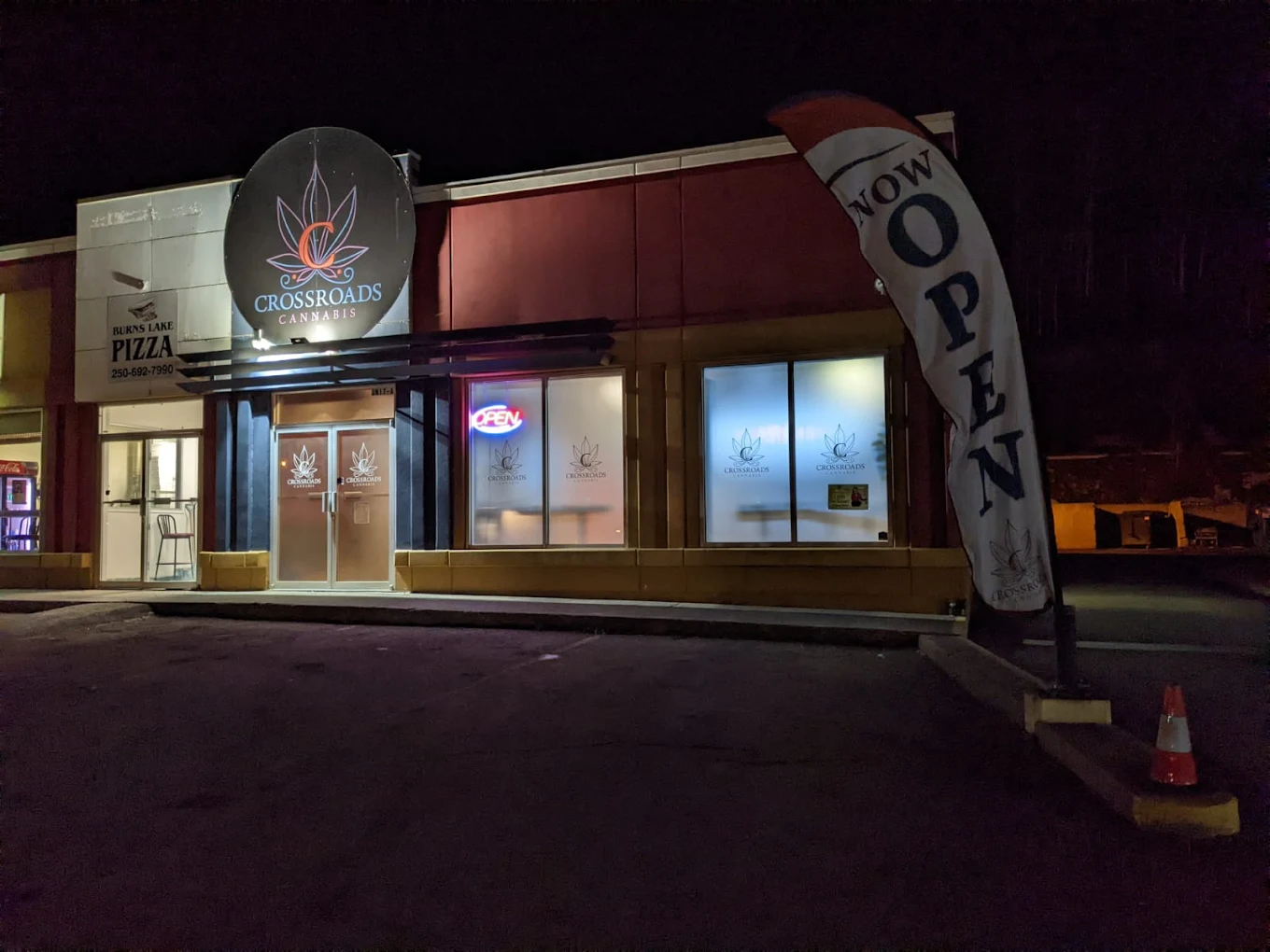 Crossroads Cannabis Burns Lake store front