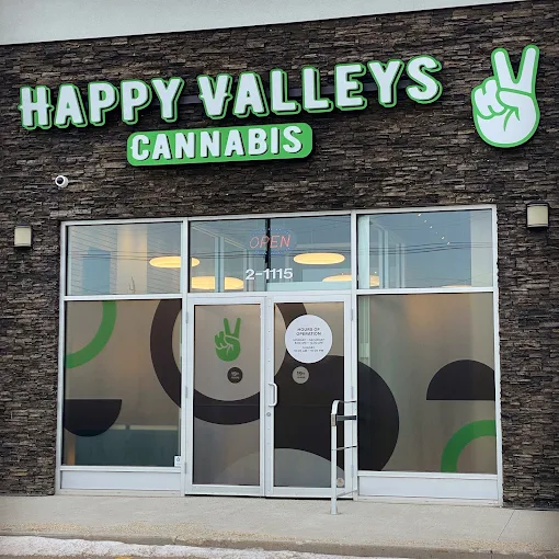 Happy Valleys Cannabis - Winnipeg store front