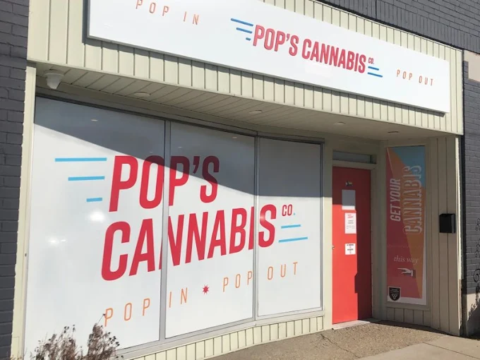 Pops Cannabis Co store front