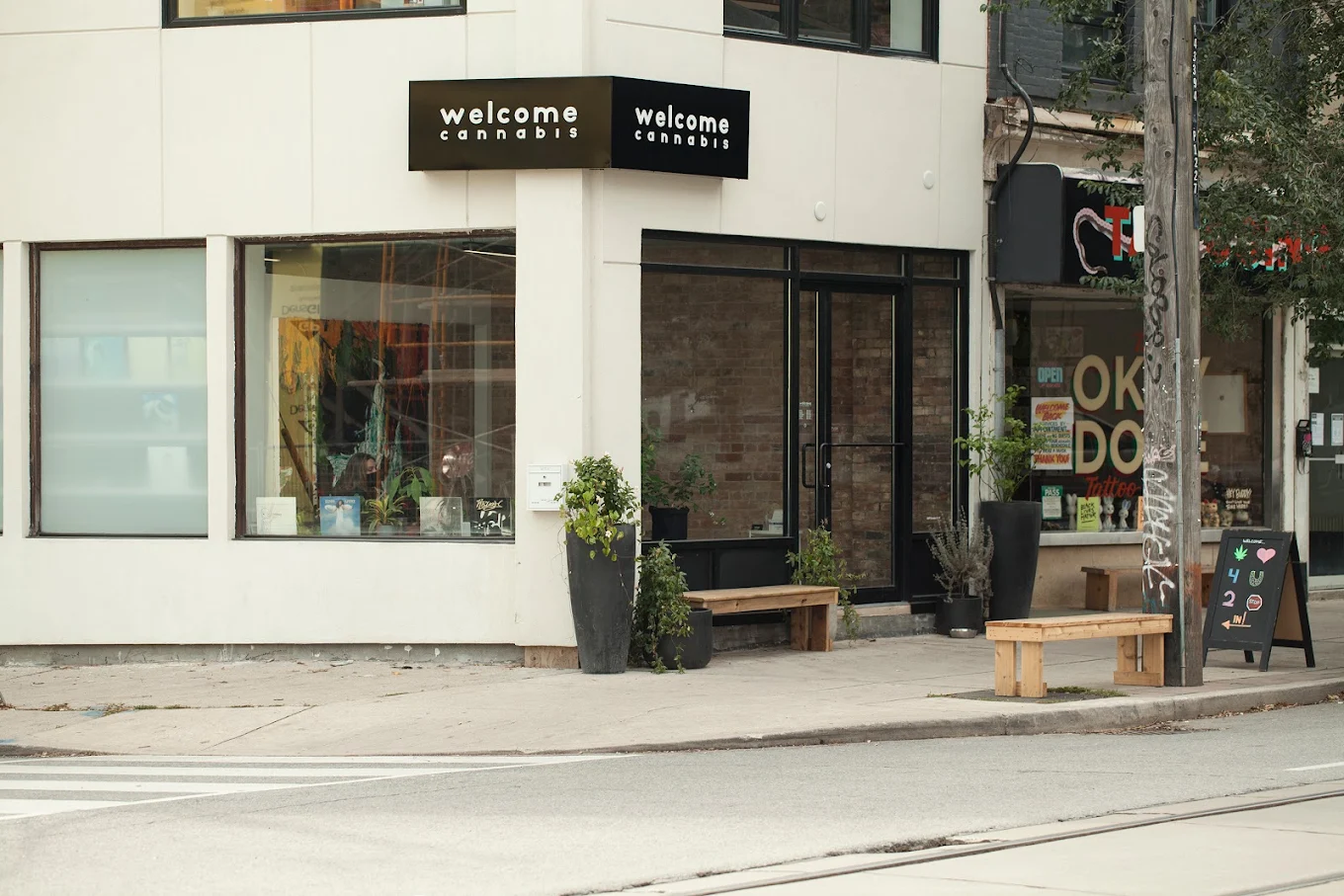 Welcome Cannabis store front