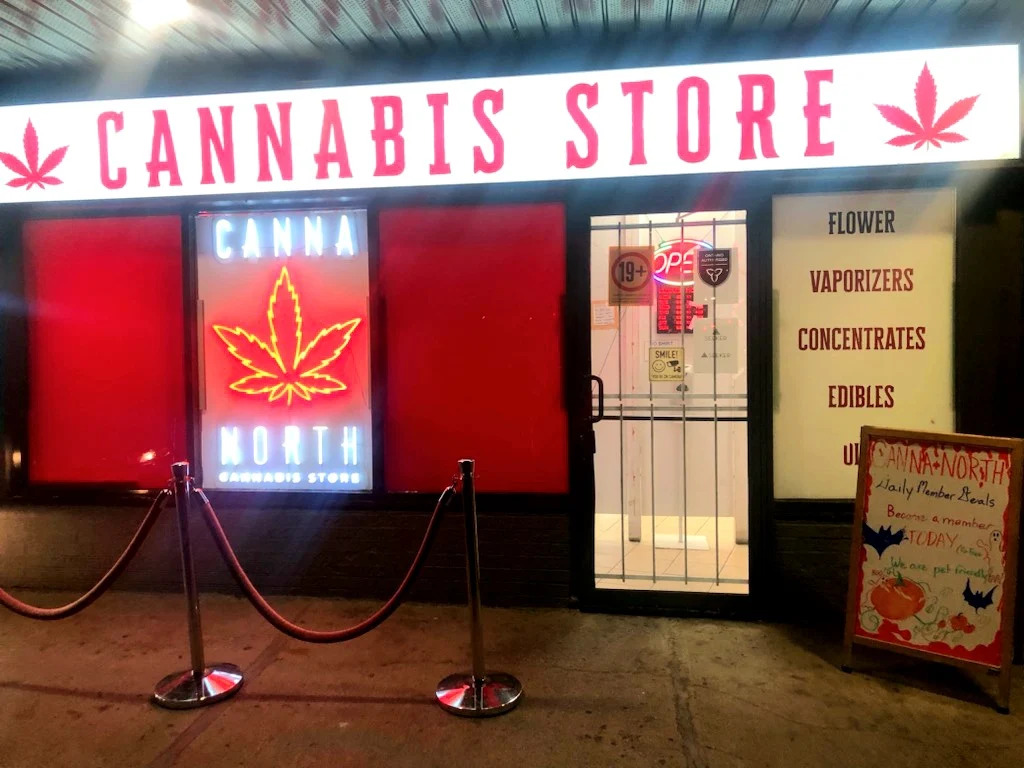 Canna North Cannabis Store store front