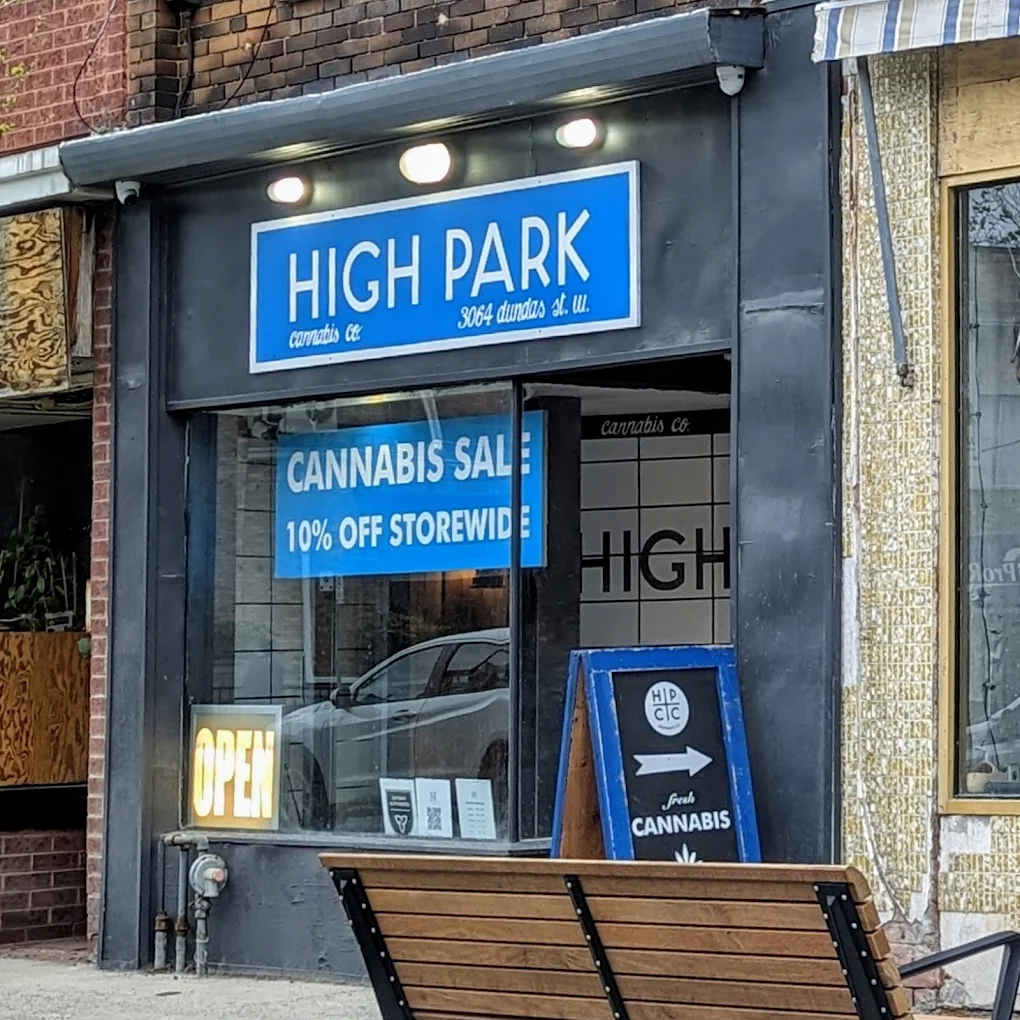 High Park Cannabis Co. store front