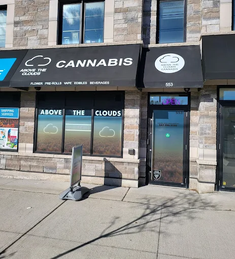 Above The Clouds Cannabis store front