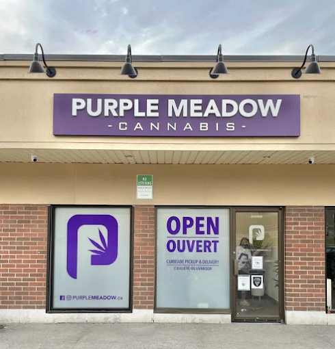 Purple Meadow Cannabis store front