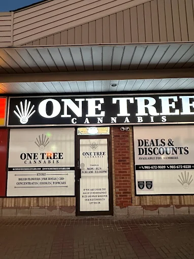 ONE TREE CANNABIS store front