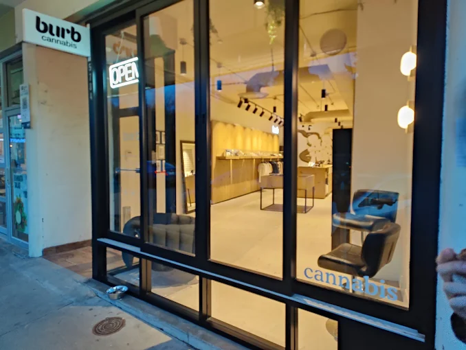 Burb Cannabis store front