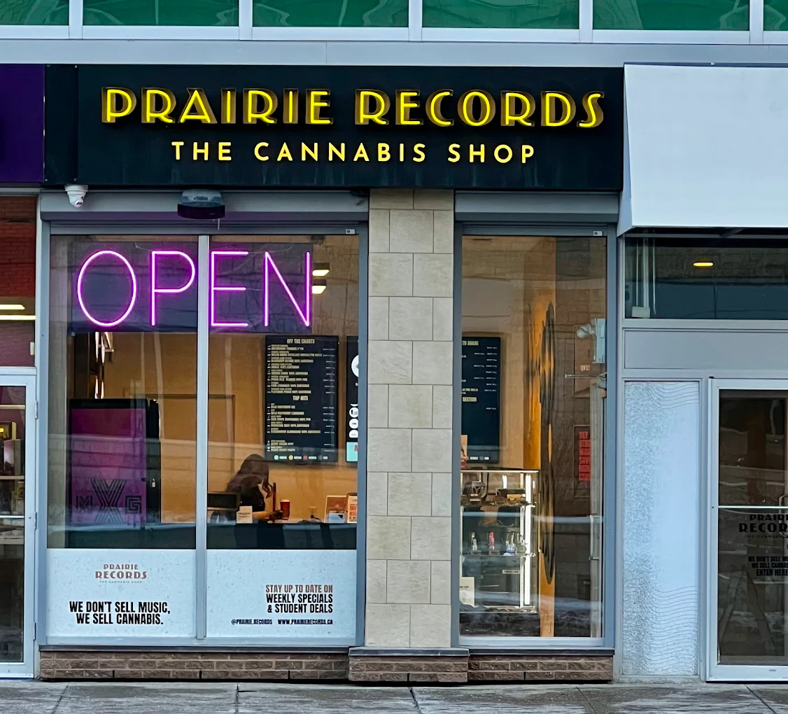 Prairie Records - Campus store front