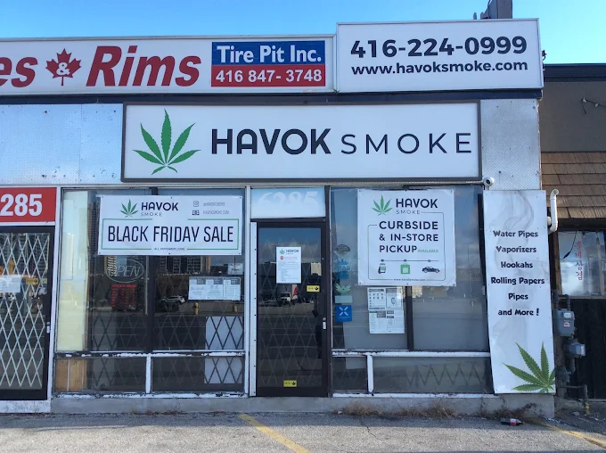 Havok Smoke Cannabis & Accessories - North York store front