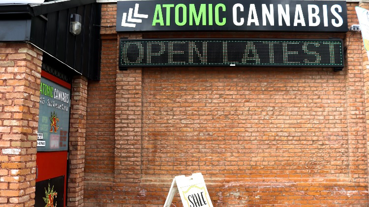 Atomic Cannabis store front