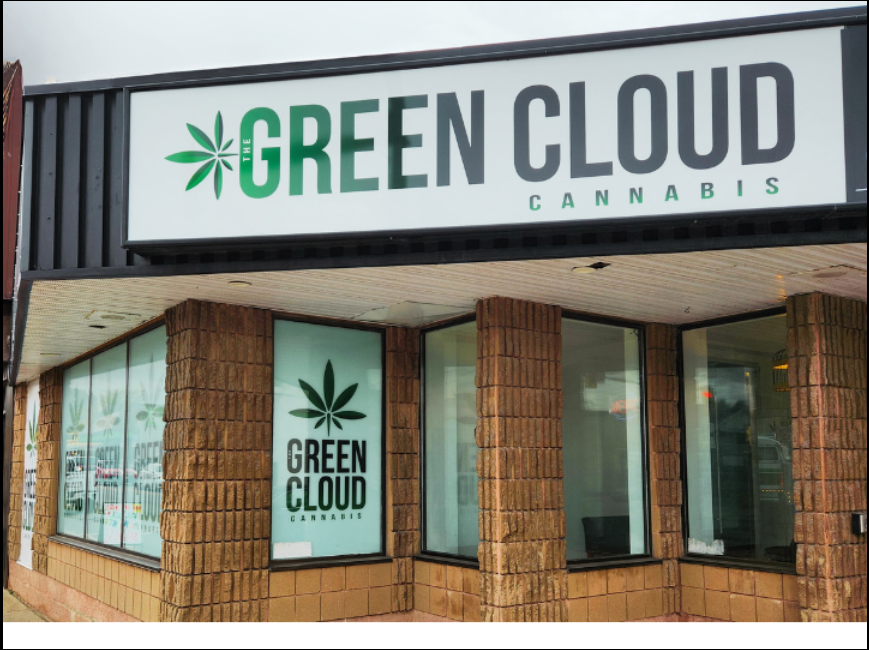 The Green Cloud Cannabis - Listowel store front
