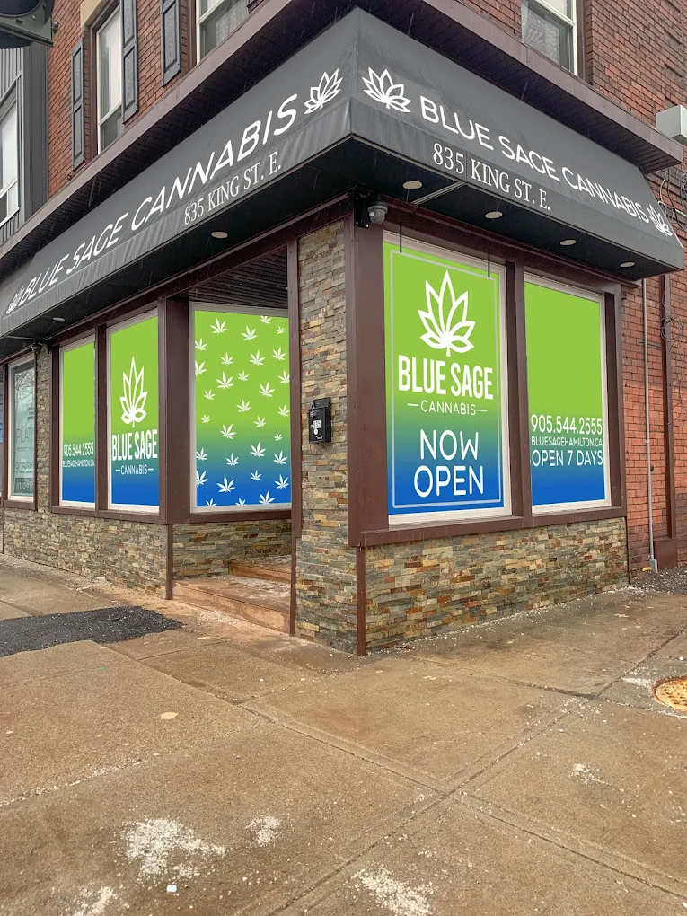 Blue Sage Cannabis store front