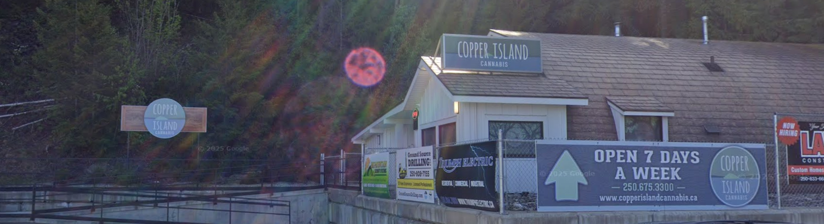 Copper Island Cannabis store front