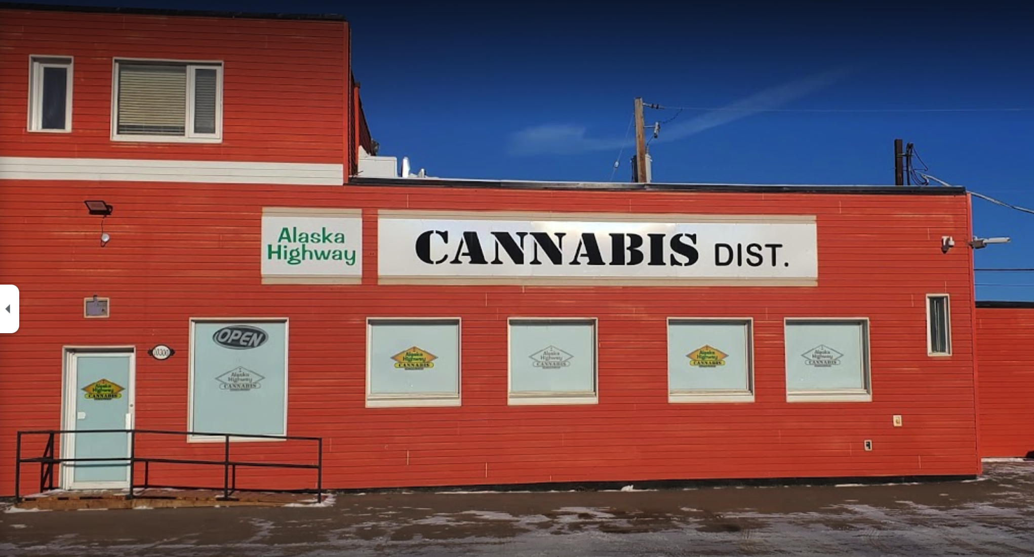 Alaska Highway Cannabis Distributors store front