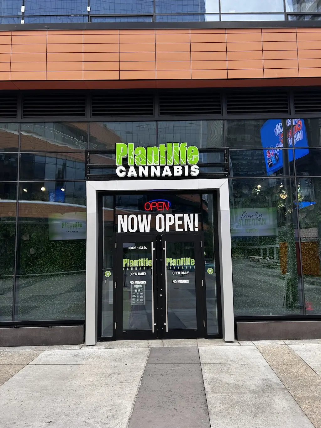 Plantlife Cannabis - Edmonton - Ice District store front