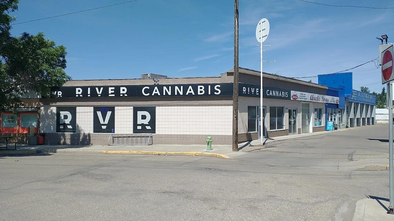 River Cannabis - Red Deer store front