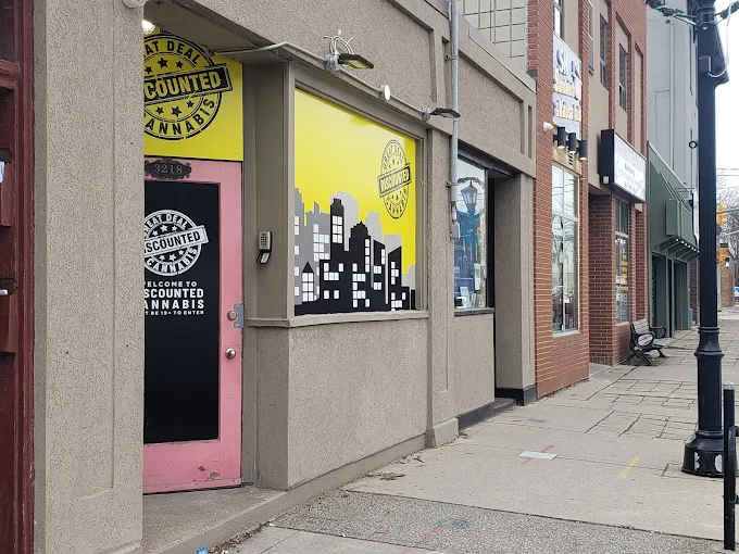 Discounted Cannabis store front