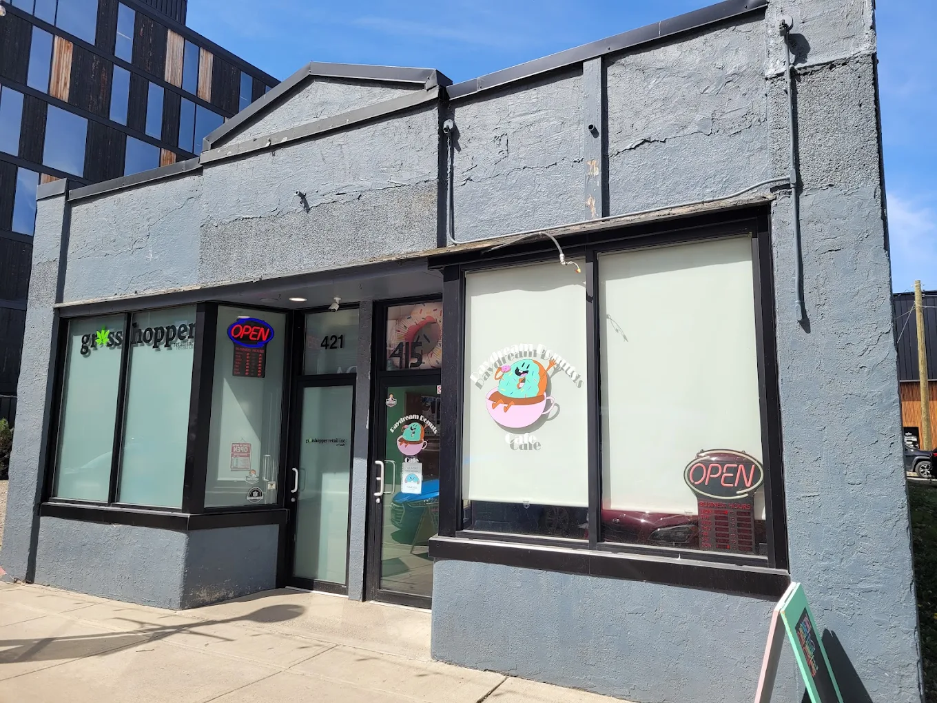 Grasshopper Retail store front