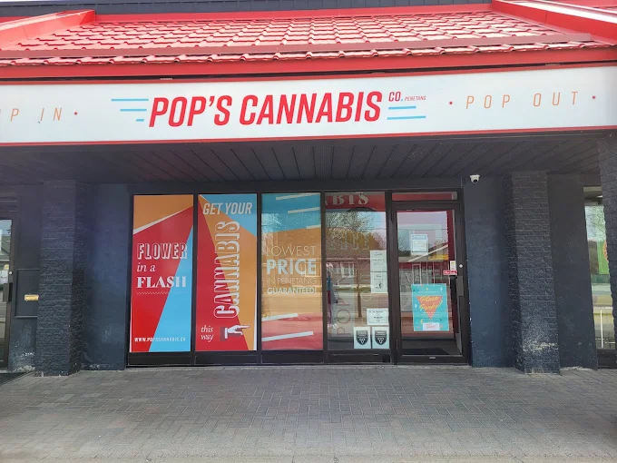 Pop's Cannabis Co store front