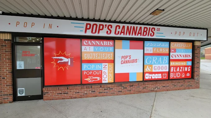 Pops Cannabis Co store front