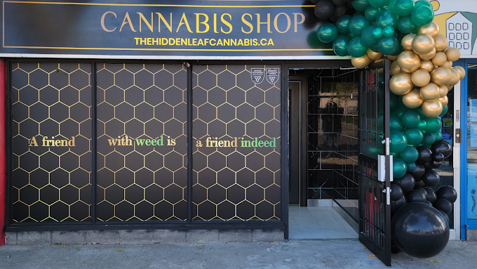 Hidden Leaf Cannabis store front