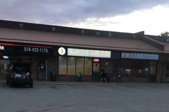 Moonfire Cannabis store front