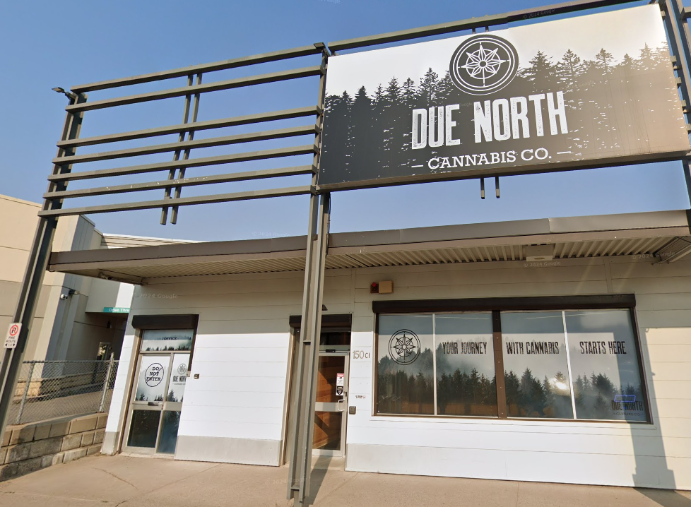 Due North Cannabis store front