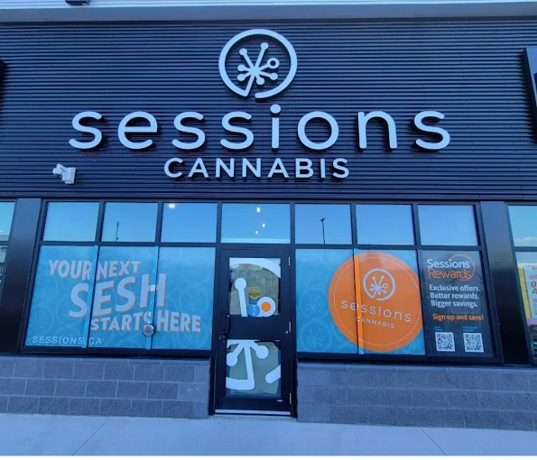 SESSIONS CANNABIS store front