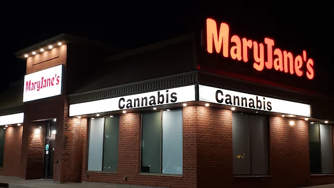 MaryJane's Cannabis store front