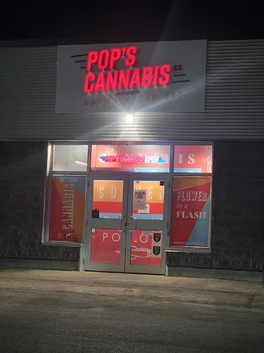 Pops Cannabis Co store front