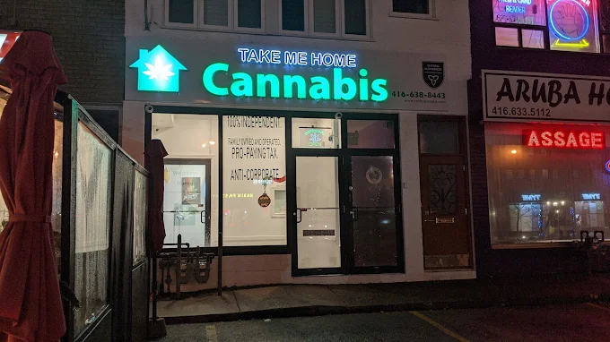 Take Me Home Cannabis store front