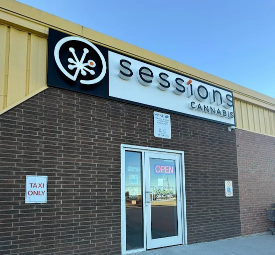 Sessions Cannabis - Porcupine store front