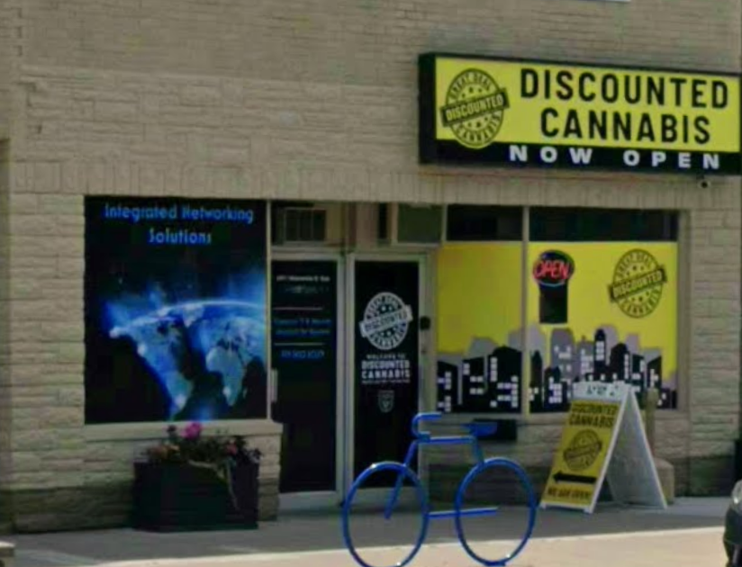 Discounted Cannabis store front