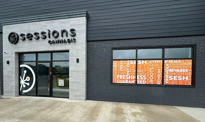 Sessions Cannabis (Strathoy) store front