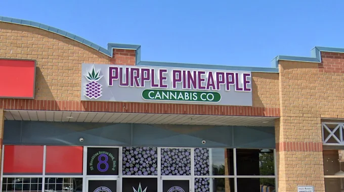 Purple Pineapple Cannabis store front