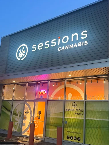 SESSIONS CANNABIS store front