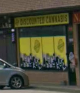 Discounted Cannabis store front