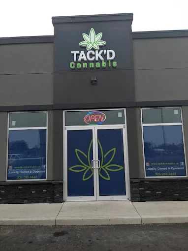 Tack'd Cannabis store front