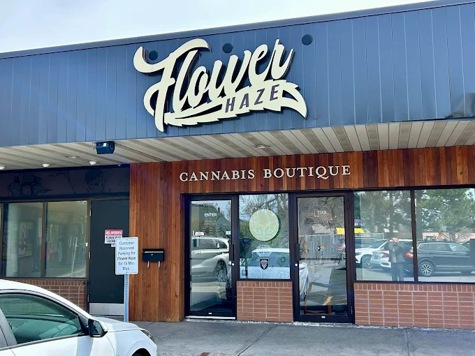 Flower Haze Cannabis Boutique store front